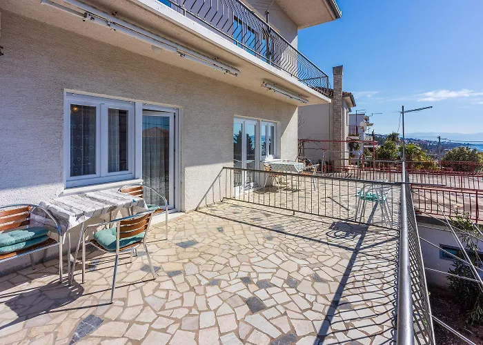 Rustikales Nur 200 Meter Zum Mit Meerblick, Privatparkplatz Apartament *